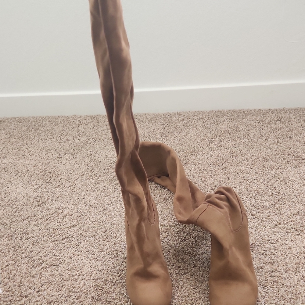 Brown Over-the-Knee Women's Boots